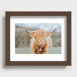 HIGHLAND COW Recessed Framed Print