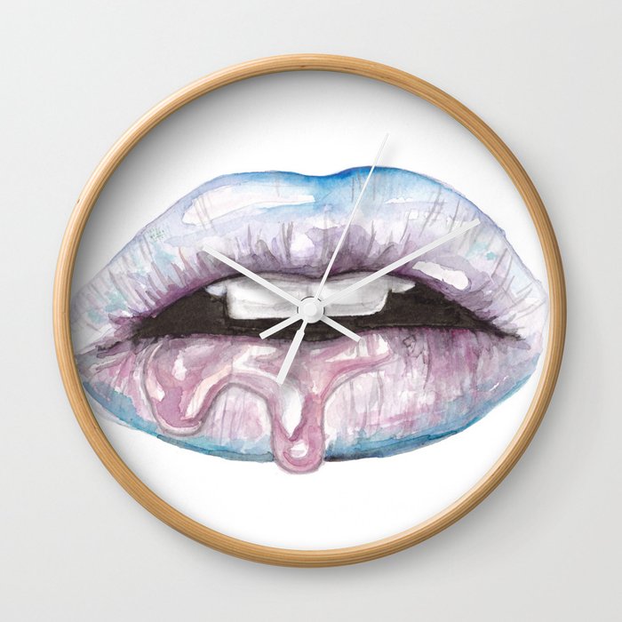 Juicy Blue Wall Clock