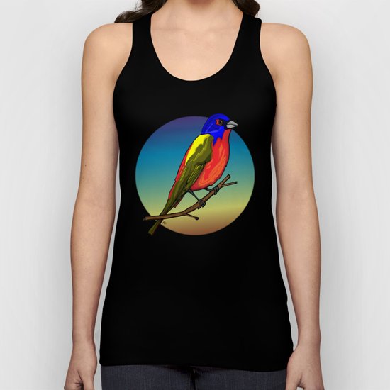 PAINTED BUNTING Unisex Tank Top