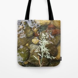 Rocks on a Clear Water Photography Tote Bag