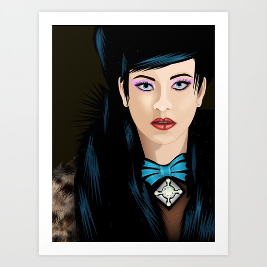 Dream Lady Art Print
