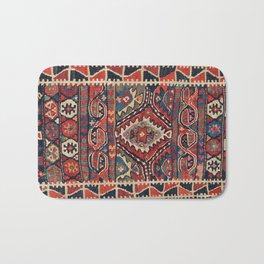 Kordi Balisht Khorasan Northeast Persian Bag Prin Bath Mat | Antique, Horizontal, Rug, Geometric, Persian, Color, Tribal, Boho, Vintage, Khorasan 