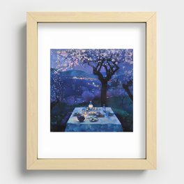 Spring Night Party Recessed Framed Print