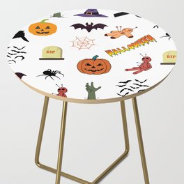 Cute Halloween Patterns Side Table