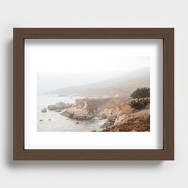 California Coastline Recessed Framed Print