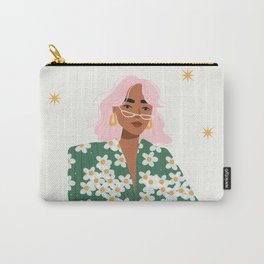 Strike a Pose Pink and Green Palette Carry-All Pouch
