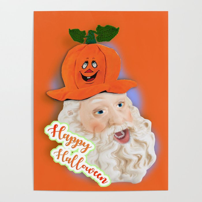 Santa is Saying Happy Halloween (byACCI) Poster