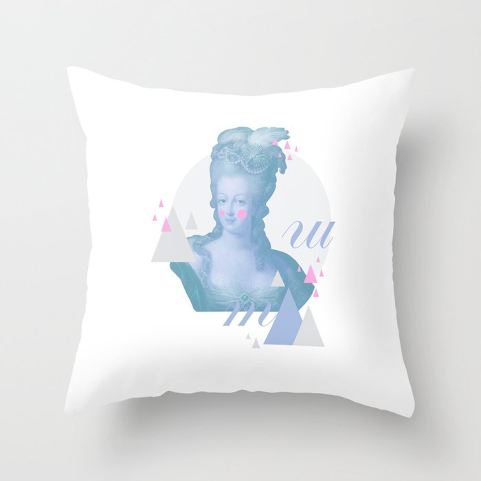 Marie Antoinette Throw Pillow