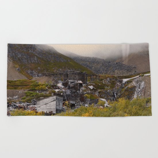 Independence Mine - Hatcher Pass, Alaska Beach Towel
