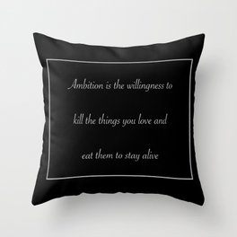 Ambition (30 Rock) Throw Pillow