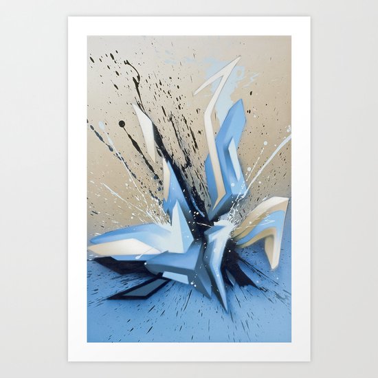 Cold Explosion Art Print