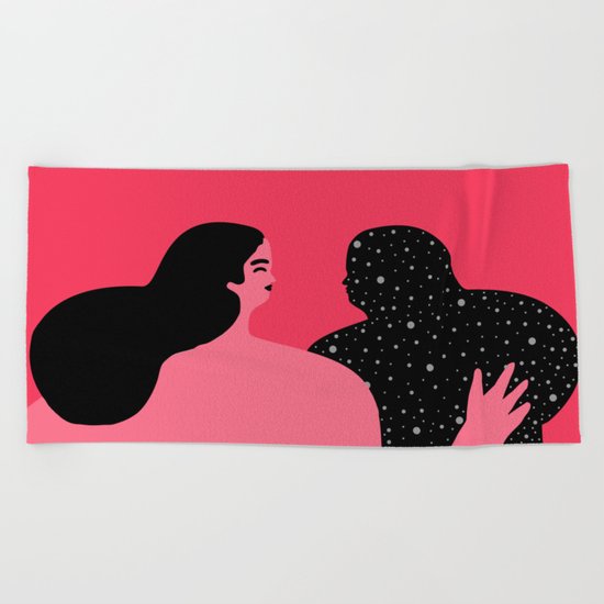 What Is Not Seen Beach Towel