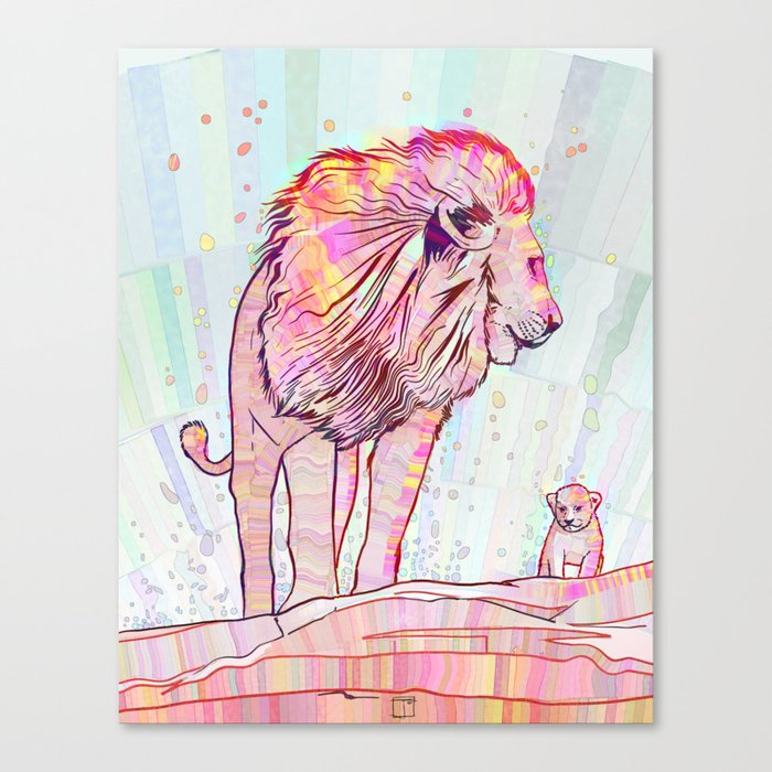 Father and Son Canvas Print