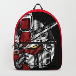 095 Gundam Full Backpack | Graphicdesign, Classicanime, Manga, Head, Comic, Animation, Mobilesuitgundam, Vectorart, Stripes, Portrait 