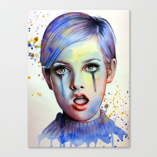 Twiggy Canvas Print