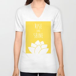 Rise and Shine V Neck T Shirt