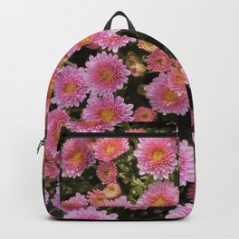 Bellis Perennis, Beautiful Pink Daisy Backpack