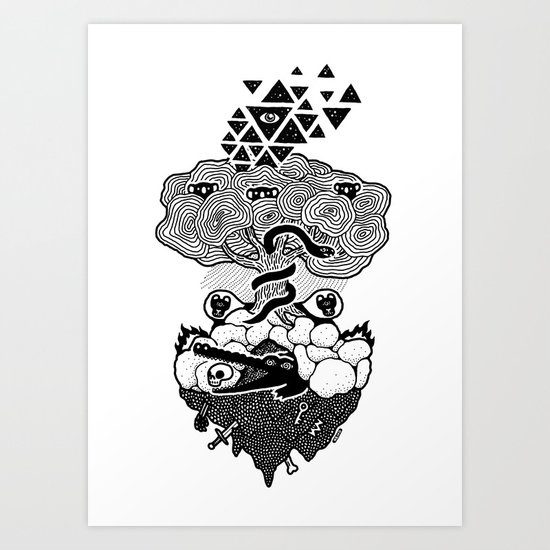 Hypnoisland Art Print