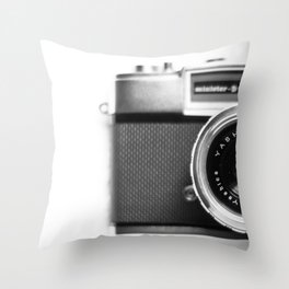 Camera Vintage Throw Pillow