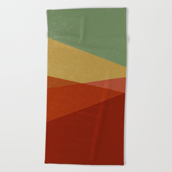 Stripe IX Modern Century Beach Towel