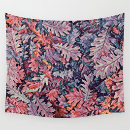 Dried Maple Leaves Artwork Print Wall Tapestry