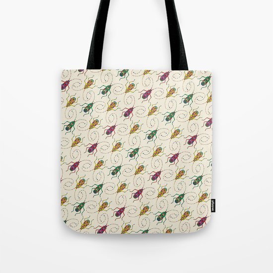 Beautiful Insects Pattern Tote Bag