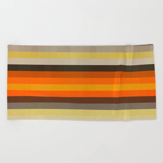 Texture Line 43 Beach Towel