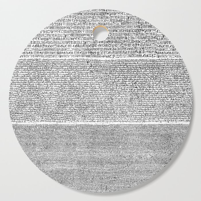 The Rosetta Stone Cutting Board