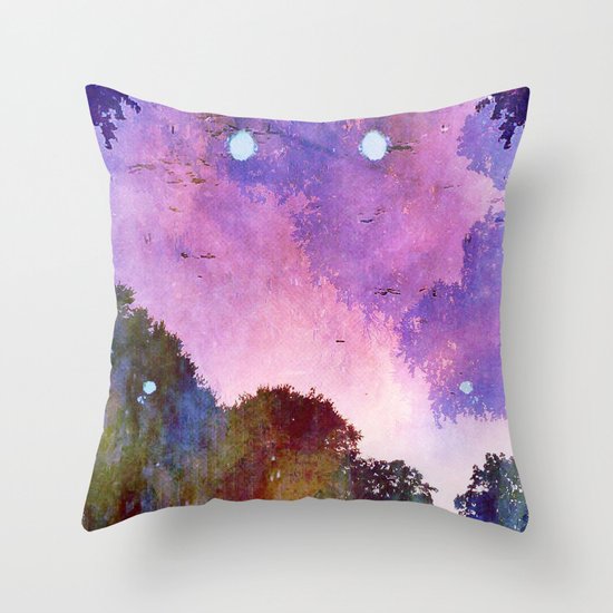 Two eyes Throw Pillow