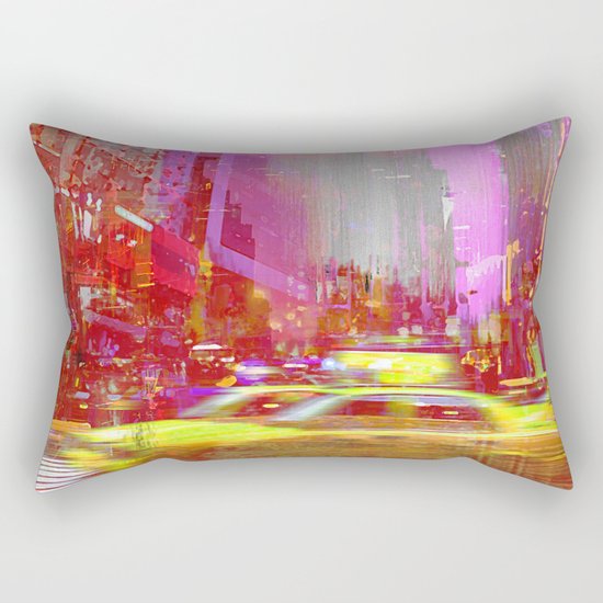 Moving to New York Rectangular Pillow