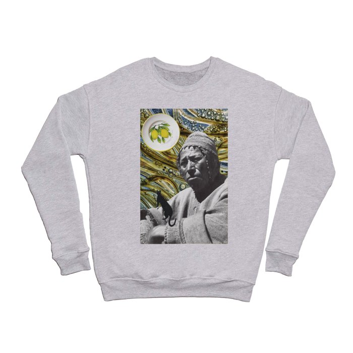 Wise Man's Cat Crewneck Sweatshirt