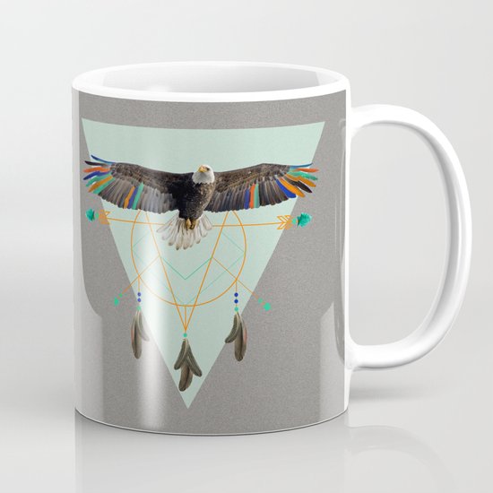 The indian eagle is watching over Po's dreamcatcher Mug