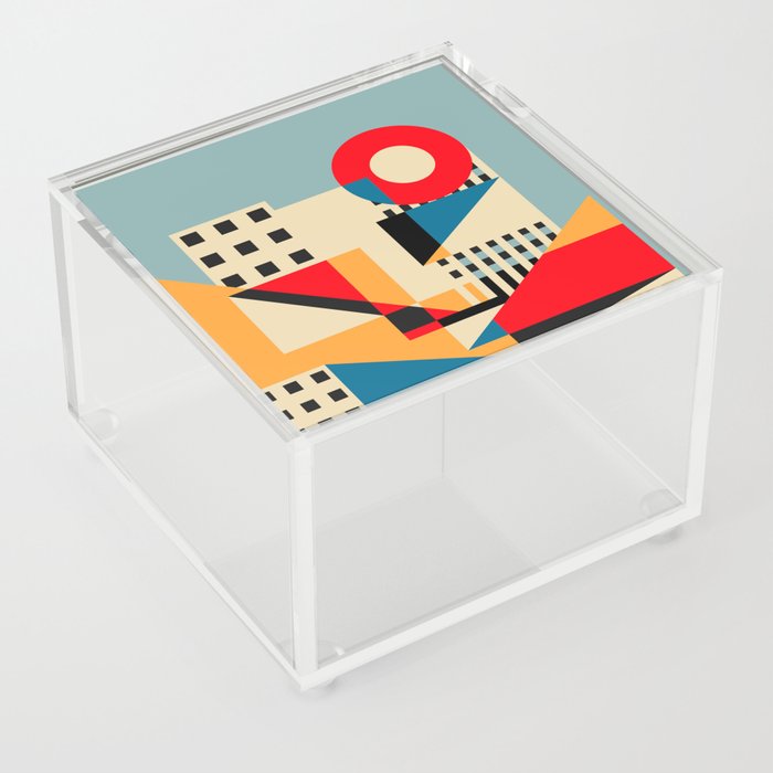 Dream Geometric City Acrylic Box