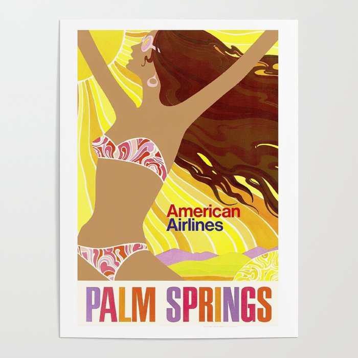 Palm Spring Travel Poster