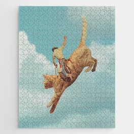 Meehaw - Rodeo Cat / Bronc Jigsaw Puzzle
