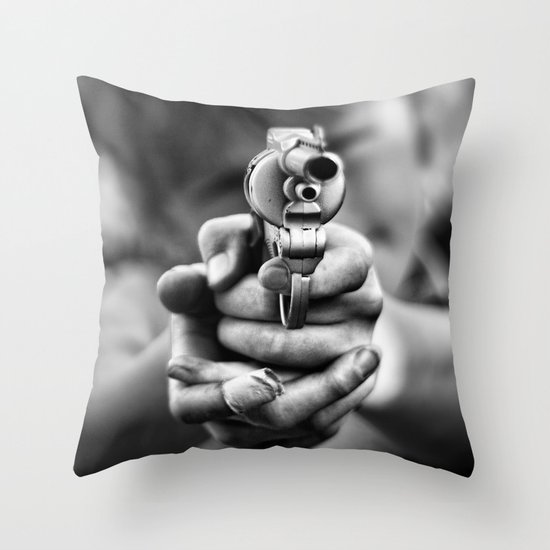 Bang! Throw Pillow