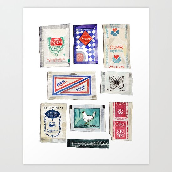 Sugar Collection Art Print