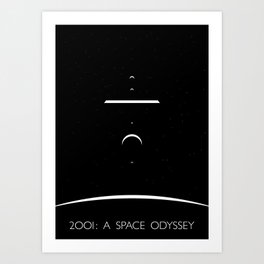 A SPACE ODYSSEY Art Print