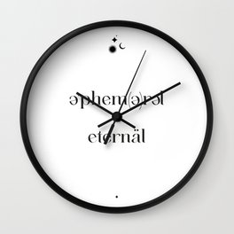 Ephemeral vs Eternal Wall Clock