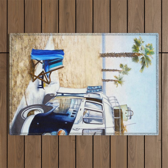 HOLIDAY AT THE BEACH Outdoor Rug