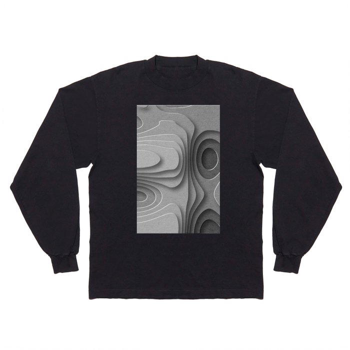 Abstract Pattern Long Sleeve T Shirt