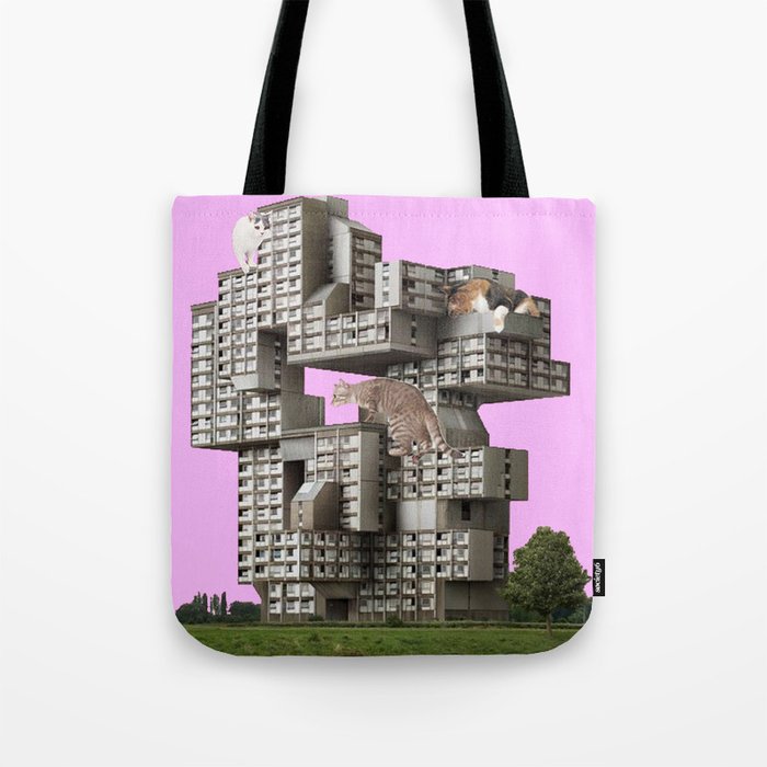 Cute Brutalism Tote Bag