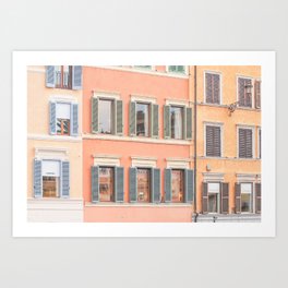 459. Triple Orange, Rome, Italy Art Print