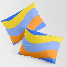 Colorful waves 7 Pillow Sham