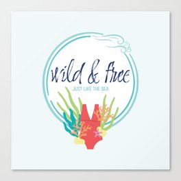Wild & Free Canvas Print
