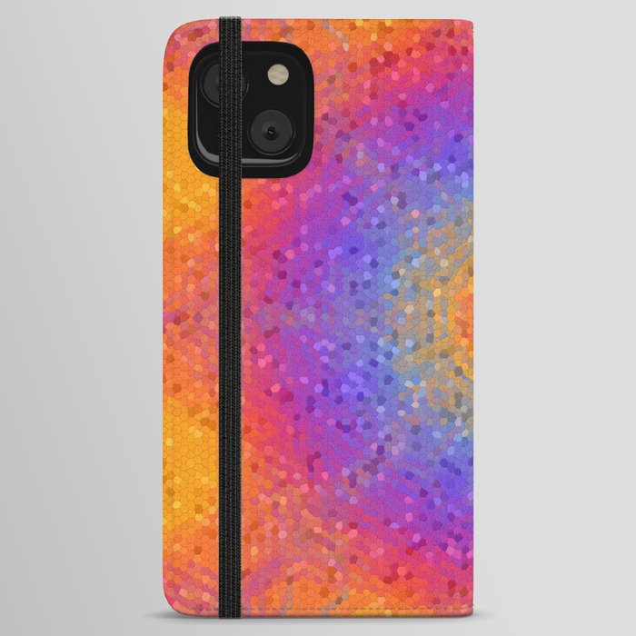 Mosaic with many colors iPhone Wallet Case