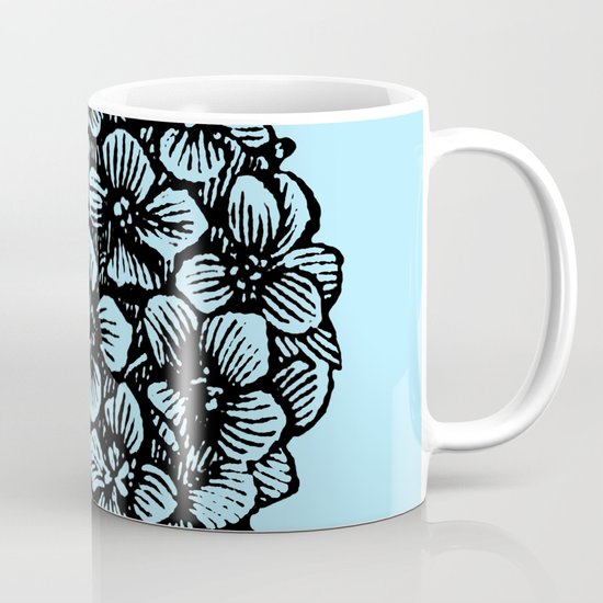 Blue Hydrangea Mug