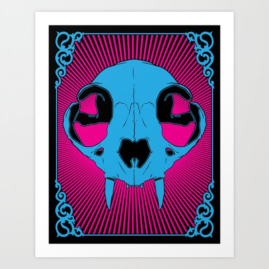 The Cats Meow Art Print