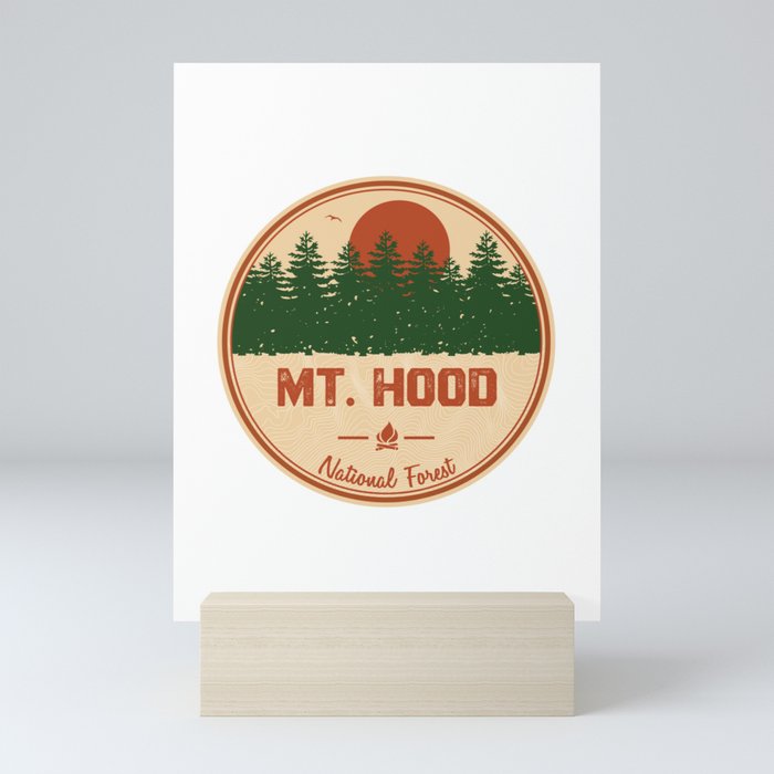 Mt. Hood National Forest Mini Art Print