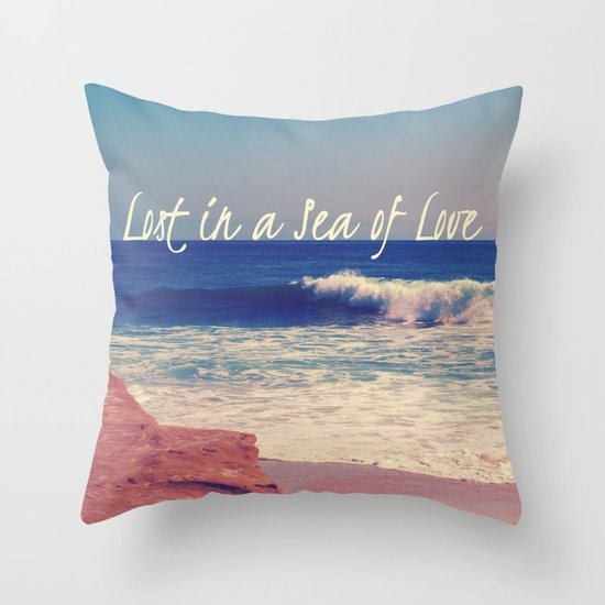 Sea of Love Throw Pillow